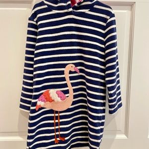 Mini Boden Terry Swim Coverup, Size 6-7